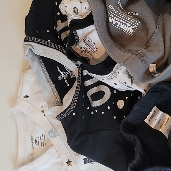 5/$30 Pajama Bundle 1 Set 1 Top 1 Bodysuit 1 Pants 1 Shorts - Picture 5 of 5